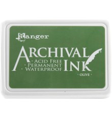 Штемпельная подушка "Archival Ink - Olive", Ranger