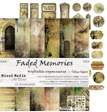 Набор бумаги "Faded Memories" 30,5 х 30,5 см., 6 листов, Craft O'Clock