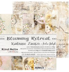 Набор бумаги "Blooming Retreat" 20,3 х 20,3 см., 5 листов, 1/3 набора, Craft O'Clock