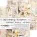 Набор бумаги "Blooming Retreat" 20,3 х 20,3 см., 5 листов, 1/3 набора, Craft O'Clock