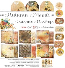 Набор бумаги "Autumn Moods" 30,5 х 30,5 см., 6 листов, Craft O'Clock