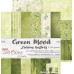 Набор бумаги "Green Mood" 30,5 х 30,5 см., 6 листов, Craft O'Clock