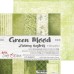 Набор бумаги "Green Mood" 20,3 х 20,3 см., 5 листов, 1/3 набора, Craft O'Clock