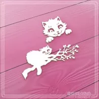 Набор чипборда "В стране чудес. Кот", 2 эл., СкрапМагия