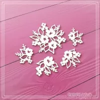 Набор чипборда "Букет", 5 эл., СкрапМагия