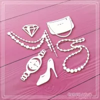 Набор чипборда "Женские штучки", 6 эл., СкрапМагия