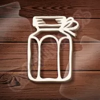 Заготовка для шейкера "Баночка",  СкрапМагия