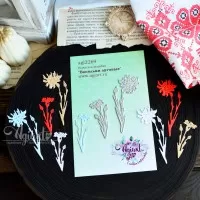 Ножи для вырубки "Васильки луговые" от AgiArt