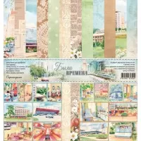 Набор бумаги "Были времена...", 30,5*30,5 см, Scrapodelie