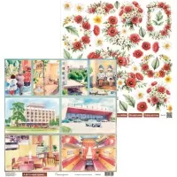 Бумага двусторонняя коллекция "Были времена", 30,5*30,5см., Scrapodelie